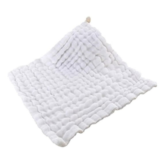 Baberos Bandana Bebé, Bebé Recien Nacidοs y entre 1-3 Años 30cm x30cm - blanco Sunnimix Baberos para niños pequeños