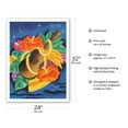 thumbnail image 2 of The Essence Of Aloha - ʻUkulele with Hawaiian Flowers and Fruit - Vintage Ocean Liner Travel Poster by Frank Macintosh c.1930s - Fine Art Matte Paper Print (Unframed) 24x32in, 2 of 4