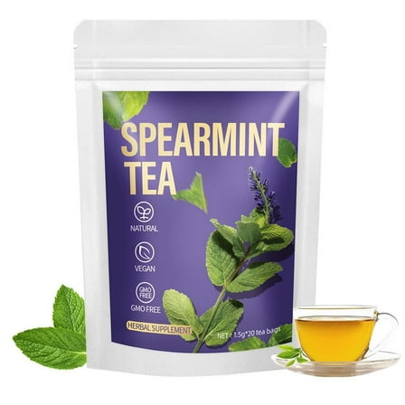 Spearmint Tea Bags - 20 Count | Refreshing & Hormone Balance Support