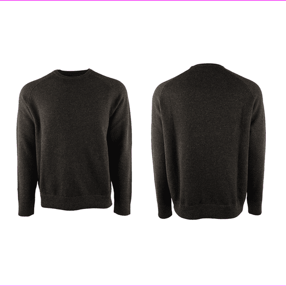 $225 Polo Ralph Lauren Men's Merino Wool Crewneck Sweater, Chacoal Twill, XL.