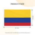 thumbnail image 3 of Colombia Flag Vintage Style Retro Colombian Banner With Metal Grommets Double Sided Printed Flag 3x5 Ft Garden Yard House Flags Greeting Banner Indoor Outdoor Party Home Decor, 3 of 8