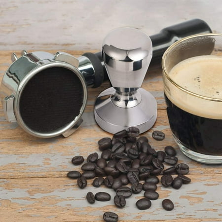 

Coffee Press Coffee Tamper 51mm Espresso Coffee Press Alloy Tamper with Silicone Tamper Mat and Milk Jug 350Ml Milk Pitcher