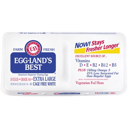 EB 18 Xlarge Cage Free White AA Egg
