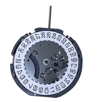 Mouvement à Quartz Miyota 2415 - Taille 13 1/2 Ligne - Hauteur H1 - Calendrier @3 - Neuf Avec étiquettes