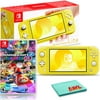 Nintendo Switch Lite (Yellow) Bundle with Mario Kart 8 and Cleaning Cloth