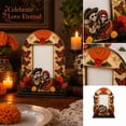 thumbnail image 2 of Dia De Los Muertos Altar Wooden Picture Frames Day of The Dead Decor Dia De Los Muertos Altar Ofrenda Decorations, Sugar Skull Mexican Photo Frame with Stand for Tabletop Style B, 2 of 6