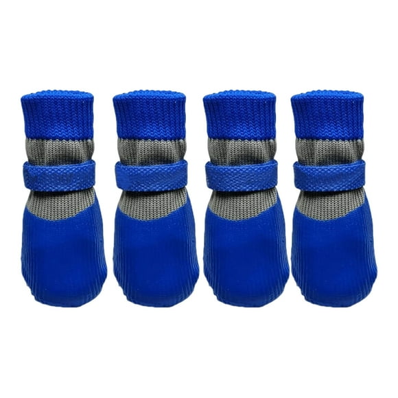 Protective Rain Boots for - Breathable Mini Shoe Covers with - Soles for Cats and Dogs Adjustable Indoor Outdoor Shoes 4 Pack 4PCS