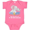 thumbnail image 3 of Inktastic My Titi Loves Me to the Moon and Back Elephant Family Boys or Girls Baby Bodysuit, 3 of 5