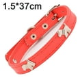 thumbnail image 2 of Leather dog collar, high quality soft smooth thick leather collar, suitable for large size, 2 of 5