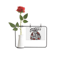thumbnail image 1 of Animal Cobras Creature Combination Pattern Artificial Rose Flower Hanging Vases Decoration Bottle, 1 of 3