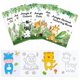 thumbnail image 4 of 16 Piezas de Libros de Pintura con Grafitis de Animales de la Jungla de para Niños, Libros de Imágenes para Colorear, Regalos de Cumpleaños, Cuaderno de Dibujo, 4 of 5