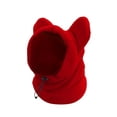 thumbnail image 4 of Gorro con orejeras de invierno Strade Fareast Limited protector de orejas suave Rojo grande, 4 of 8