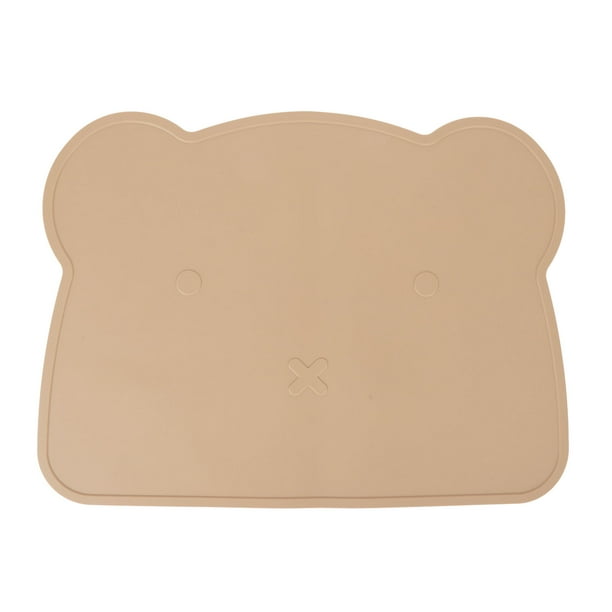 Estera de la placa del silicón, mantel individual del silicón espesa el calor Mantel individual del silicón Estera del bebé del silicón Claridad notable Jadeshay A