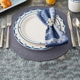 thumbnail image 4 of Clearance, 38cm Tableware Placemat Non-Slip Insulated Mat Round Woven Placemat 4PCS, 4 of 5
