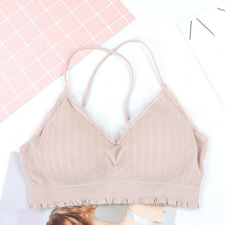 

TOWED22 Plus Size Bras Women s Full Support High Impact Racerback Lightly Lined Underwire Sports Bra Pink