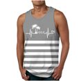 thumbnail image 1 of Birdeem Débardeur pour Hommes Nouvelle Mode Décontractée Gilet d'Été Ample Imprimé Sport Col Rond, 1 of 12