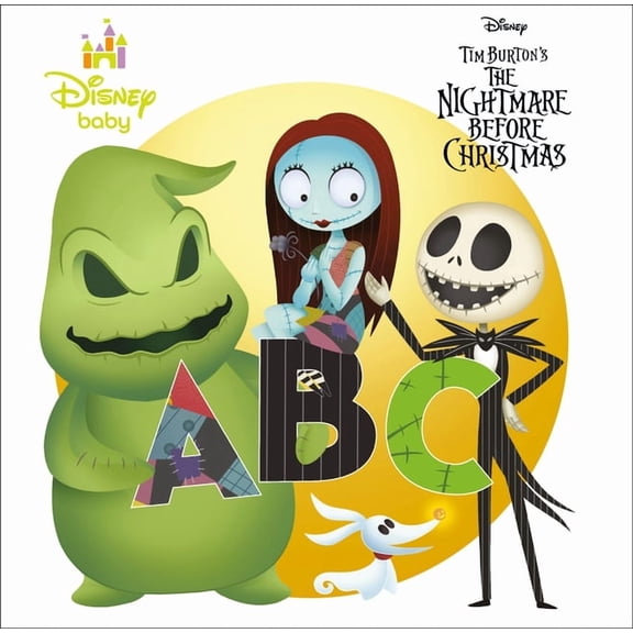 Disney Baby: Tim Burton's the Nightmare Before Christmas ABC, (Board Book)