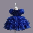 thumbnail image 6 of Odeerbi 2025 Children's Dress Girl Sleeveless Princess Dress Sequin Mesh Dress Tufted Dress, 6 of 6