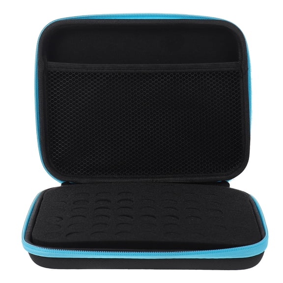 WRITWAA Portable Nail Polish Organizer Bag with Compartments and Handle