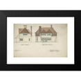 thumbnail image 2 of Charles Edward Mallows 18x12 Black Modern Framed Museum Art Print Titled - South Elevation and East or Entrance Elevation of a House (1909), 2 of 5