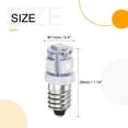 thumbnail image 2 of Uxcell 5-Surface Mounted Devices 5050 24V 1W E10 Mini LED Bulbs Lights Green 4 Count, 2 of 6