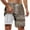 Coffee, variant on Mens Swim Trunks With Compression Liner 2 In 1 Swimming Shorts Elastic High Waisted Casual Summer Shorts Beach Pants Double Layer Quick Drying Pants Quick Dry Bathing Suits