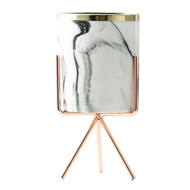 1 maceta de cerámica de moda para decoración del hogar.