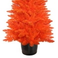 thumbnail image 5 of Kurt Adler 4.5-Foot Battery-Operated Pre-Lit Halloween Orange Potted Tree With Orange LED Lights, 5 of 7