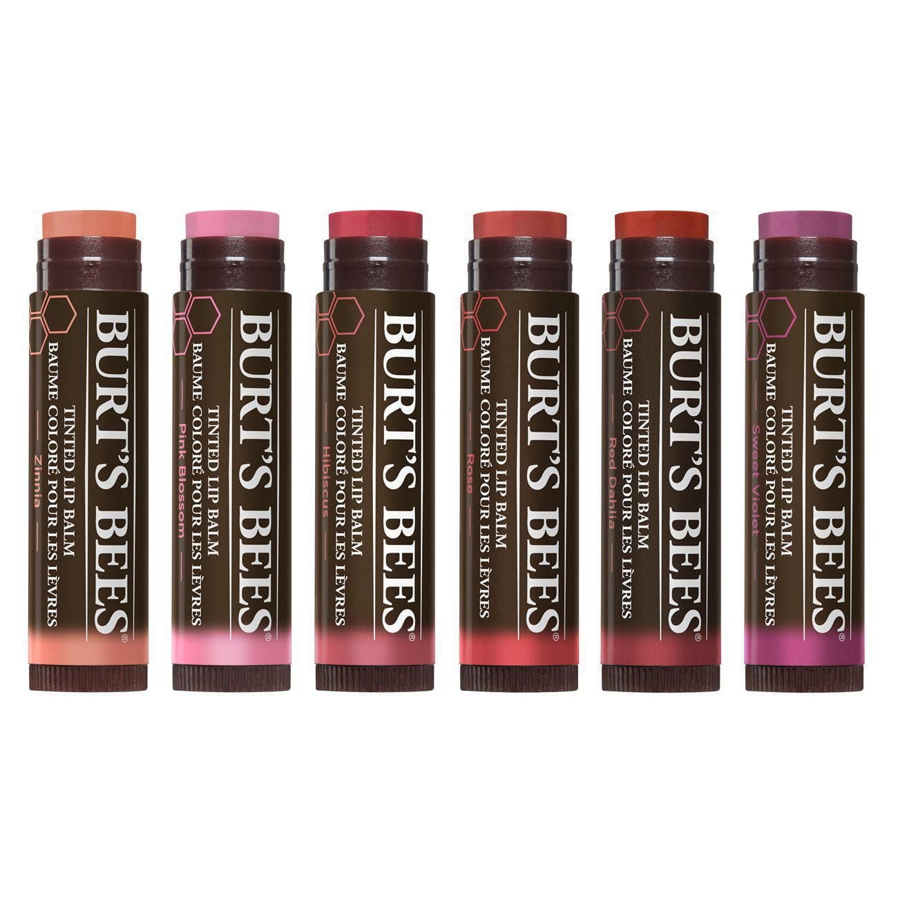 Burt’s Bees 100% Natural Origin Tinted Lip Balm, Red Dahlia,, 1 Tube