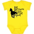 thumbnail image 3 of Inktastic Live Like Someone Left the Gate Open Horse Silhouette Boys or Girls Baby Bodysuit, 3 of 5