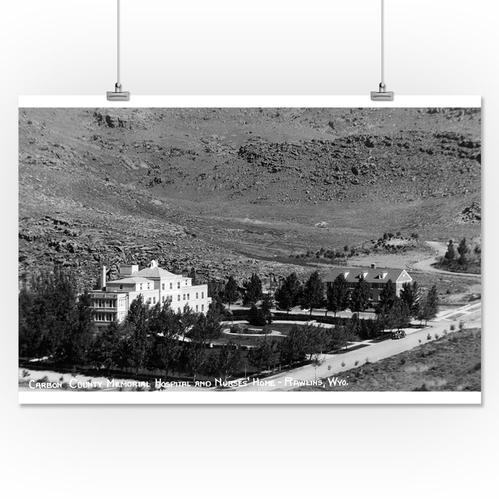 Rawlins, Wyoming Carbon County Memorial Hospital Photograph (16x24