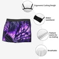 thumbnail image 6 of Bingfone Purple Pattern White Tiger Men's Underwear - Casual Stretch Boxer Briefs-X-Large, 6 of 7