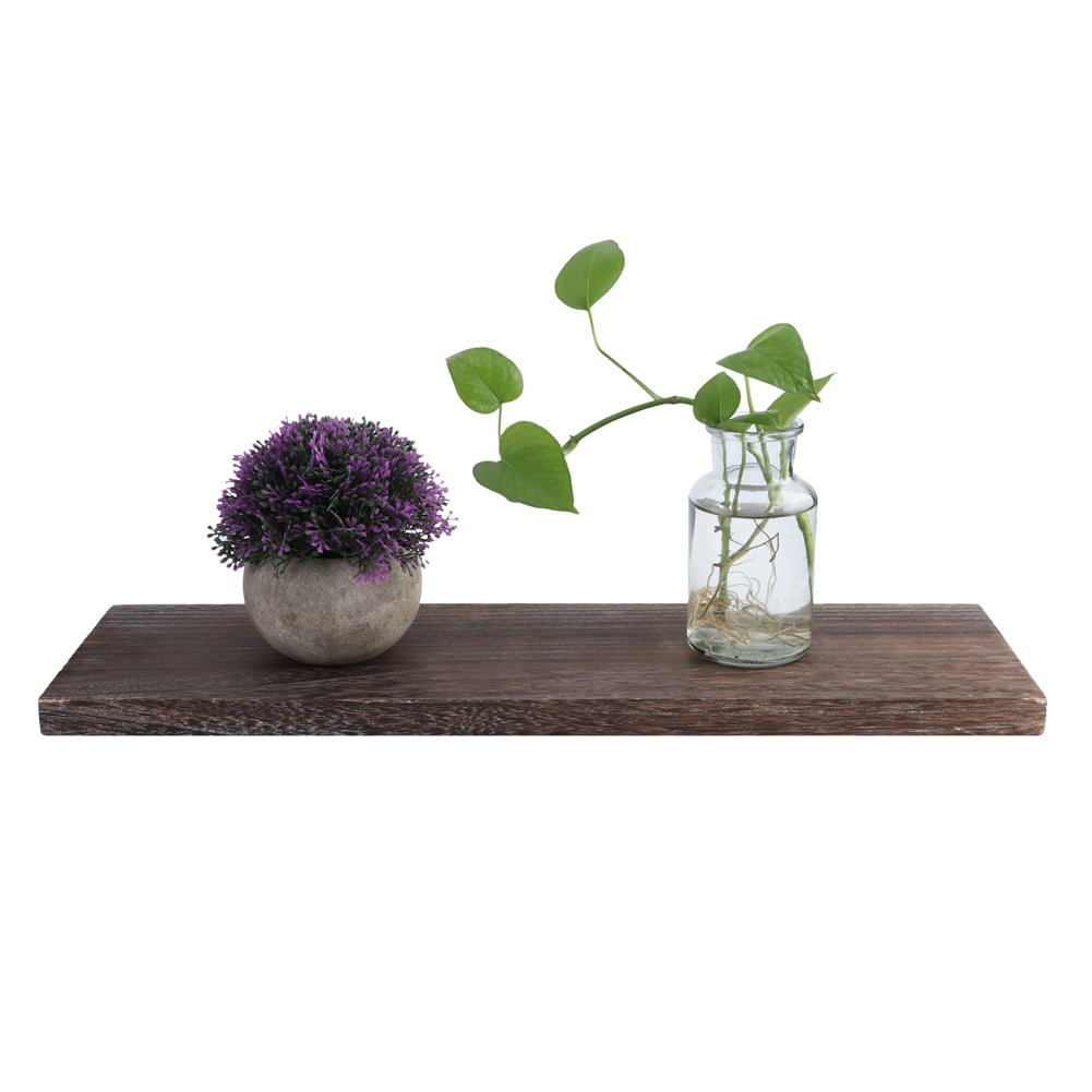 LYUMO Retro Floating Wall Shelf Storage Rack Organizer Hanging