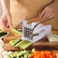 thumbnail image 4 of French fries cutter Stainless steel/Plastic White 23.5 x 10.5 x 10 cm, 4 of 4