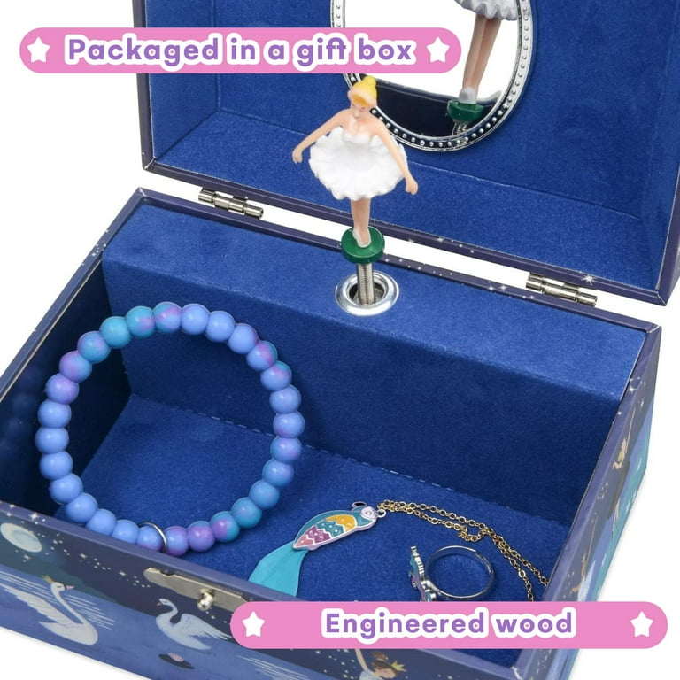 Jewelkeeper Girl's Musical Jewelry Box, Spinning Ballerina