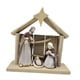 thumbnail image 2 of Adorno de belén de Navidad, artesanía decorativa, figura de la Sagrada Familia, figura de mesa para decoración de regalo de Navidad, 2 of 9