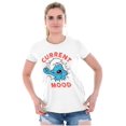 thumbnail image 4 of Sleepy Smurf Current Mood Tired Lazy Women's Plus Size Shirt Brisco Brands 2X, 4 of 5