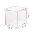 thumbnail image 4 of kurtrusly Stylish Acrylic Clear Box with Lids Transparent Gift Box for Home and Wedding 4.5cm 1Set, 4 of 6
