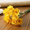thumbnail image 7 of 1 Bouquet Fake Flower No-watering Easy Care Weather-resistant Outdoor Indoor Artificial Narcissus Flower for Living Room, 7 of 7