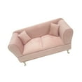 thumbnail image 4 of 1/6 Scale Dollhouses Loveseat Sofa Model Jewelry Box for Decoration and Pretend Play Scenes, 4 of 8