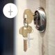 thumbnail image 2 of Christian Faith Keychain Crosses Carabiner Clip Handcraft Cotton Gift for Men Women Multicolor, 2 of 4