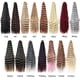 thumbnail image 1 of Crochet Hair 30 Inch Deep Wave Bulk Hair Braiding Hair Curly Crochet Hair Natural Synthetic Hair Extension for Women Girls, 1 of 5