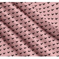 thumbnail image 3 of Soimoi Pink Cotton Cambric Fabric Fish & Cat Animal Printed Fabric 1 Yard 42 Inch Wide, 3 of 7