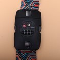 thumbnail image 3 of Travel Luggage Strap with Combination Lock Polyester Suitcase Security Belt Cross Packing Strap (Geometric Maze), 3 of 6