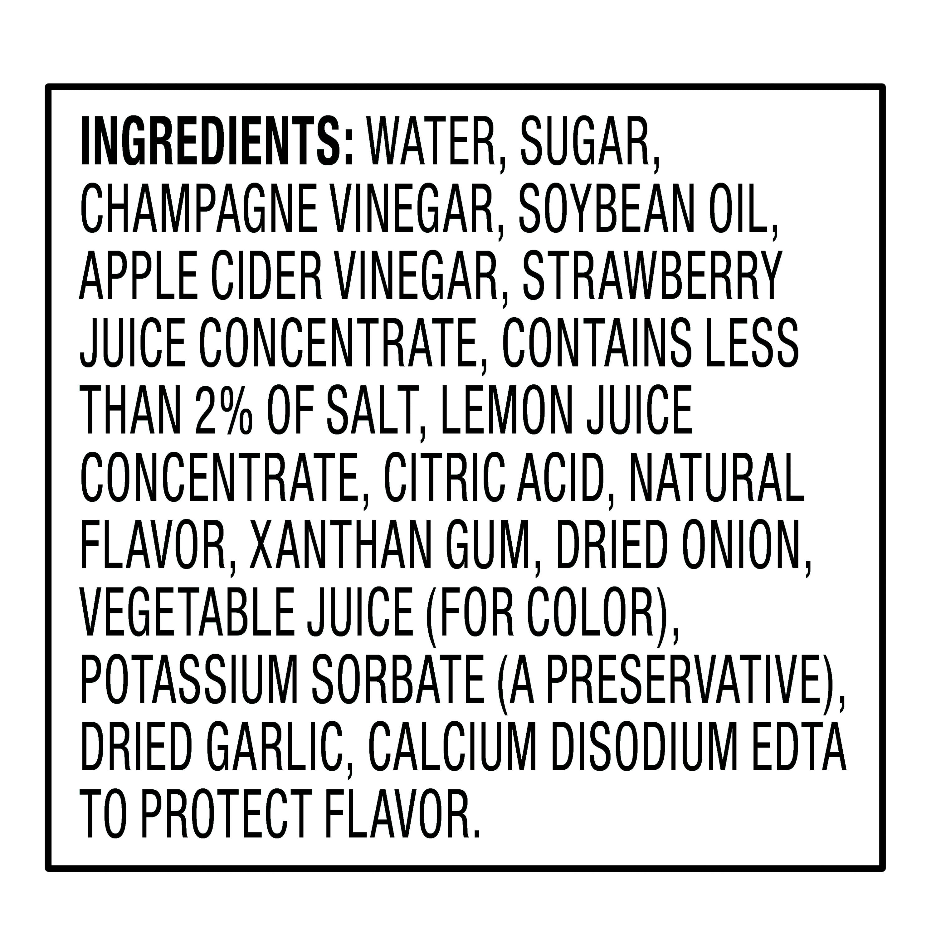 bettergoods Strawberry Champagne Vinaigrette Dressing, 12 fl oz