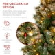 thumbnail image 3 of Árbol de Navidad Best Choice Products 7.5 pies Madera de Pino Esmerilado, 3 of 7