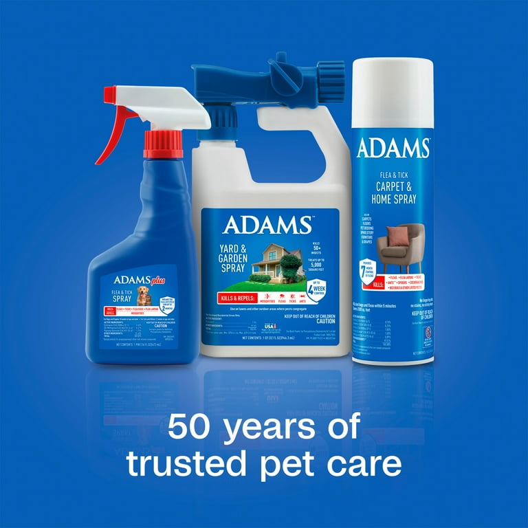 Adams Flea Tick Carpet Home Spray for Houses With Cats and