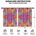 thumbnail image 2 of Blackout Kids Curtains,Boho Bohemia Flower Childrens Insulated Curtains Set Of 2,Bedroom Essentials,Toddler Room Decor 42"x54"(106x137cm), 2 of 4