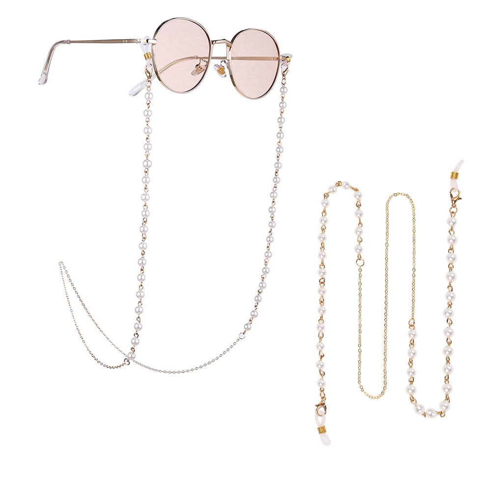 Simple Pearls Sunglasses Chain Hanging 