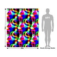 thumbnail image 3 of Rwraps 80s Retro Good Trouble Gloss Vinyl Film Wrap 59in x 28ft Vinyl Vehicle Car Film Sheet Roll, 3 of 9
